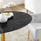 Modway Verne 42" Artificial Marble Dining Table FredCo