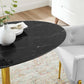 Modway Verne 48" Artificial Marble Dining Table FredCo