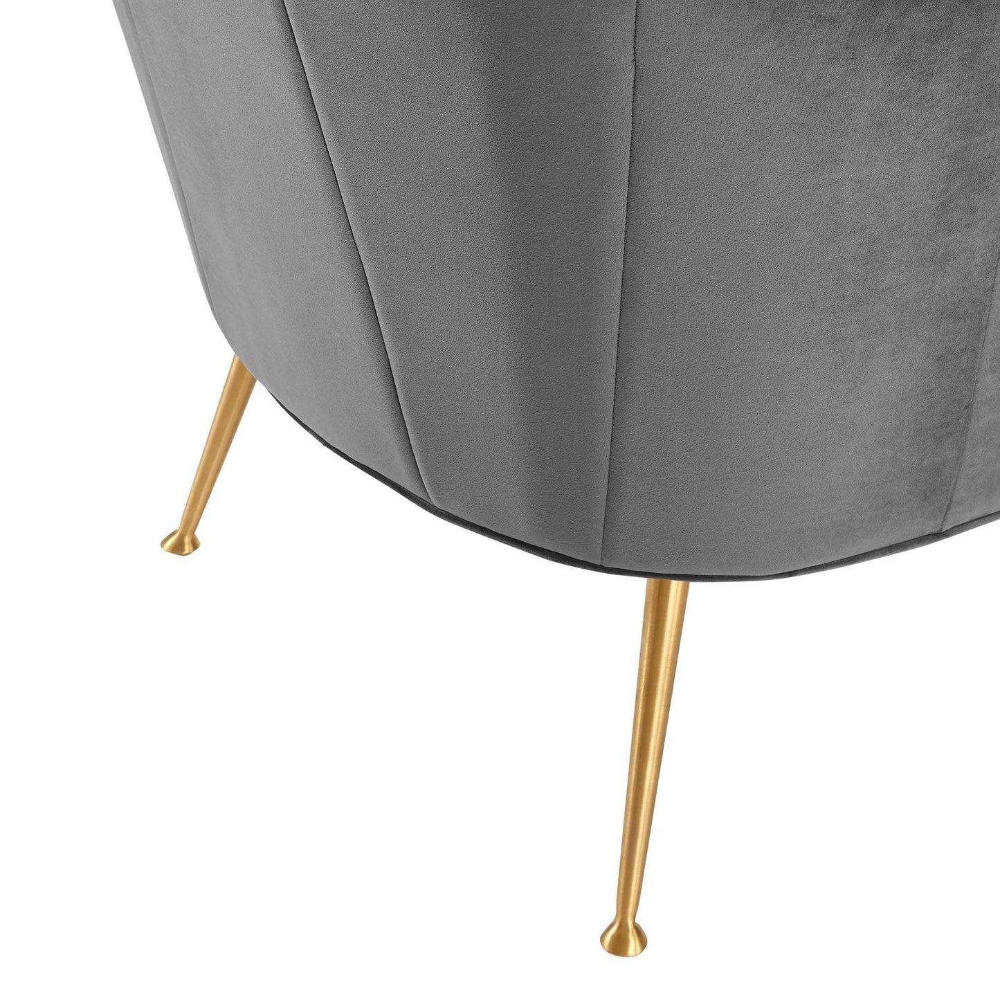 Modway Veronica Channel Tufted Performance Velvet Armchair FredCo