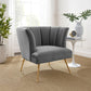 Modway Veronica Channel Tufted Performance Velvet Armchair FredCo