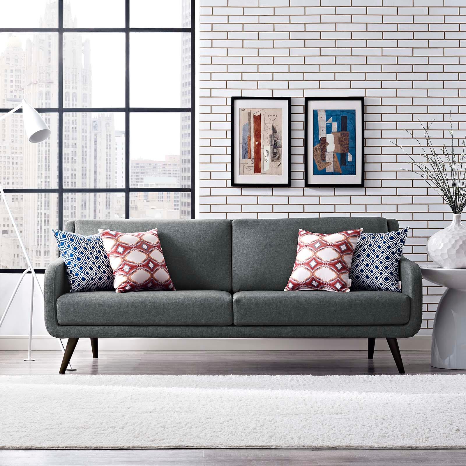 Modway Verve Upholstered Fabric Sofa FredCo