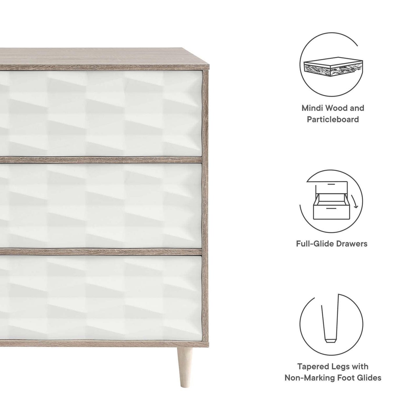 Modway Vespera 6-Drawer Dresser FredCo