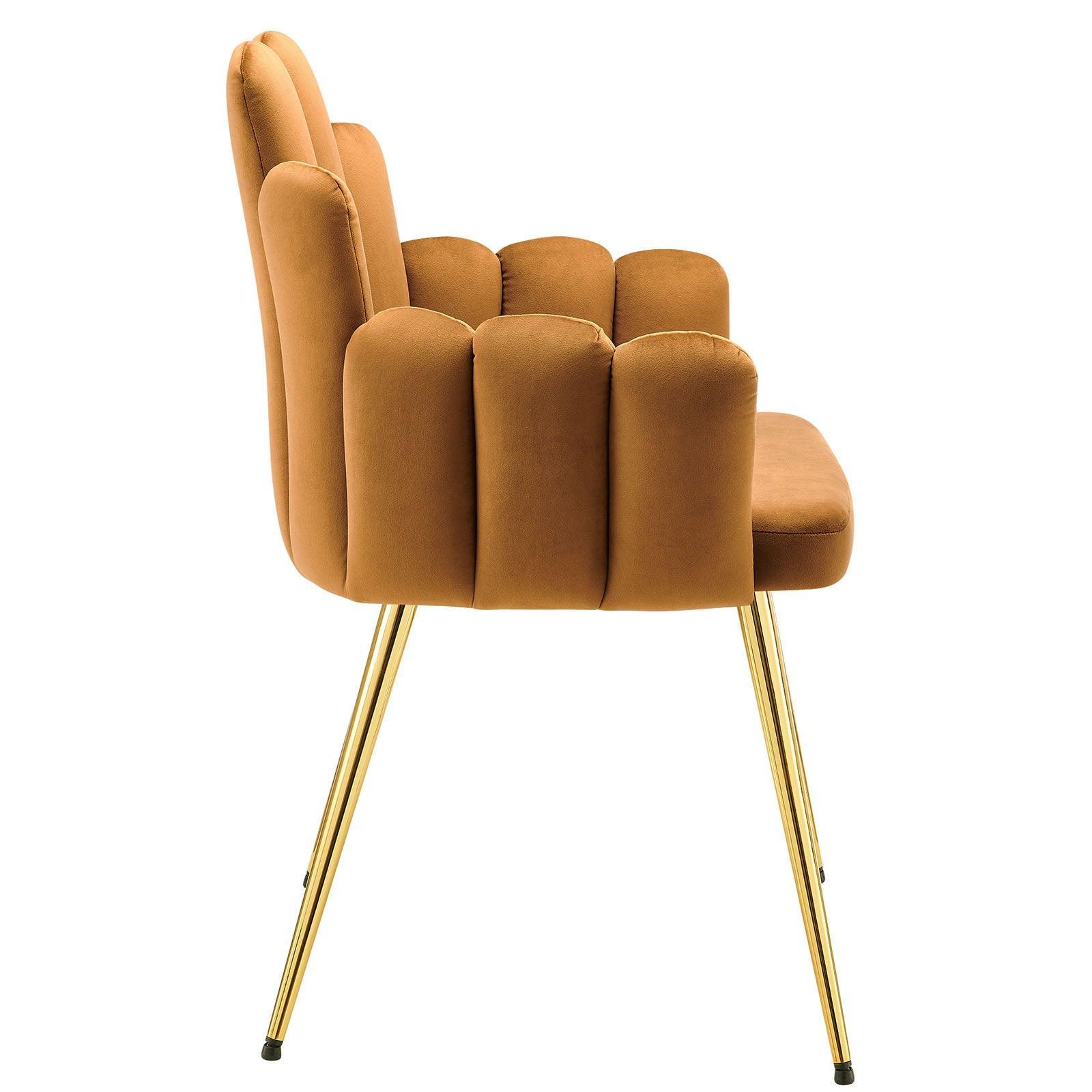Modway Viceroy Performance Velvet Dining Chair Set of 2 FredCo