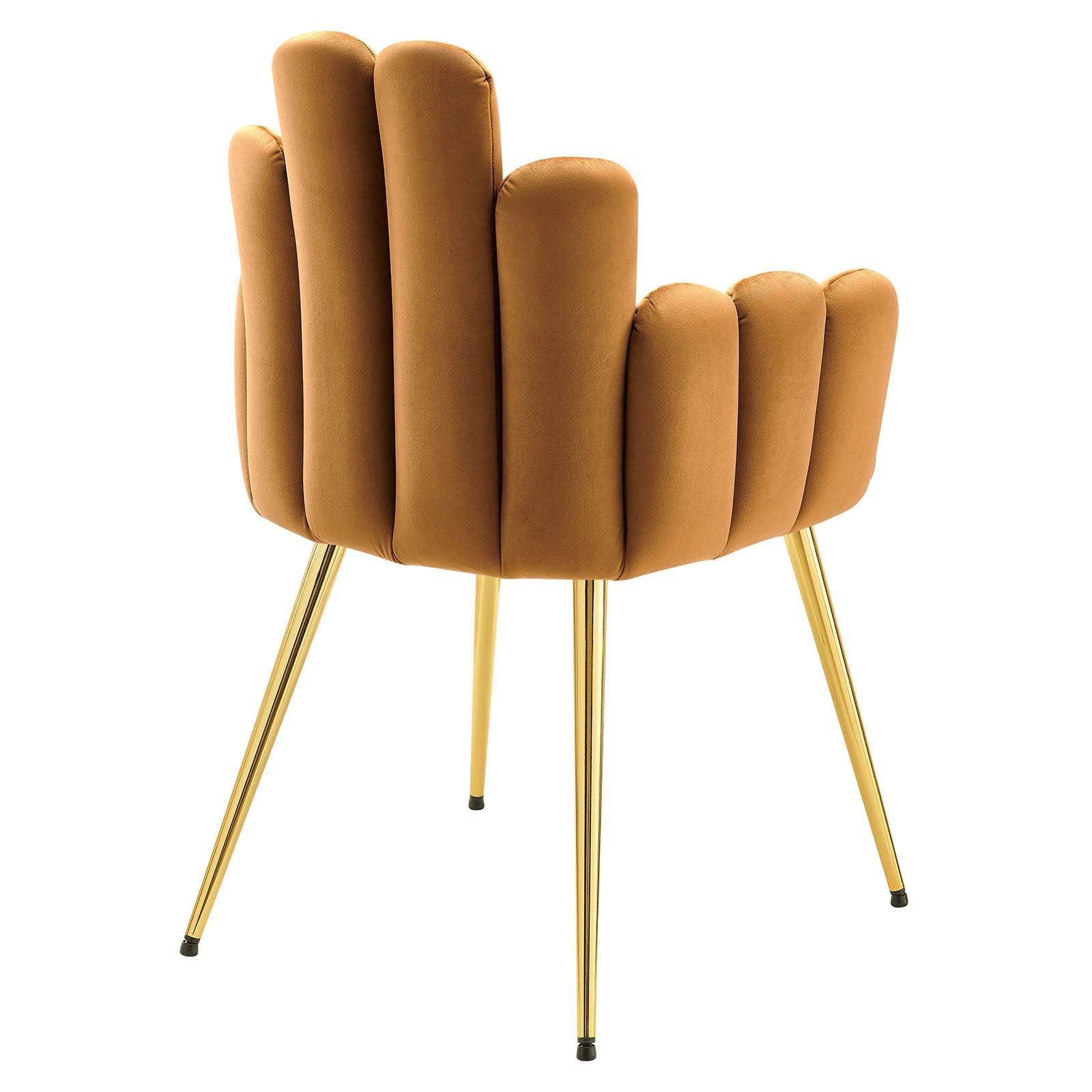 Modway Viceroy Performance Velvet Dining Chair Set of 2 FredCo