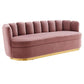 Modway Victoria Channel Tufted Performance Velvet Sofa FredCo