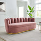 Modway Victoria Channel Tufted Performance Velvet Sofa FredCo