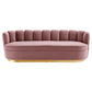 Modway Victoria Channel Tufted Performance Velvet Sofa FredCo