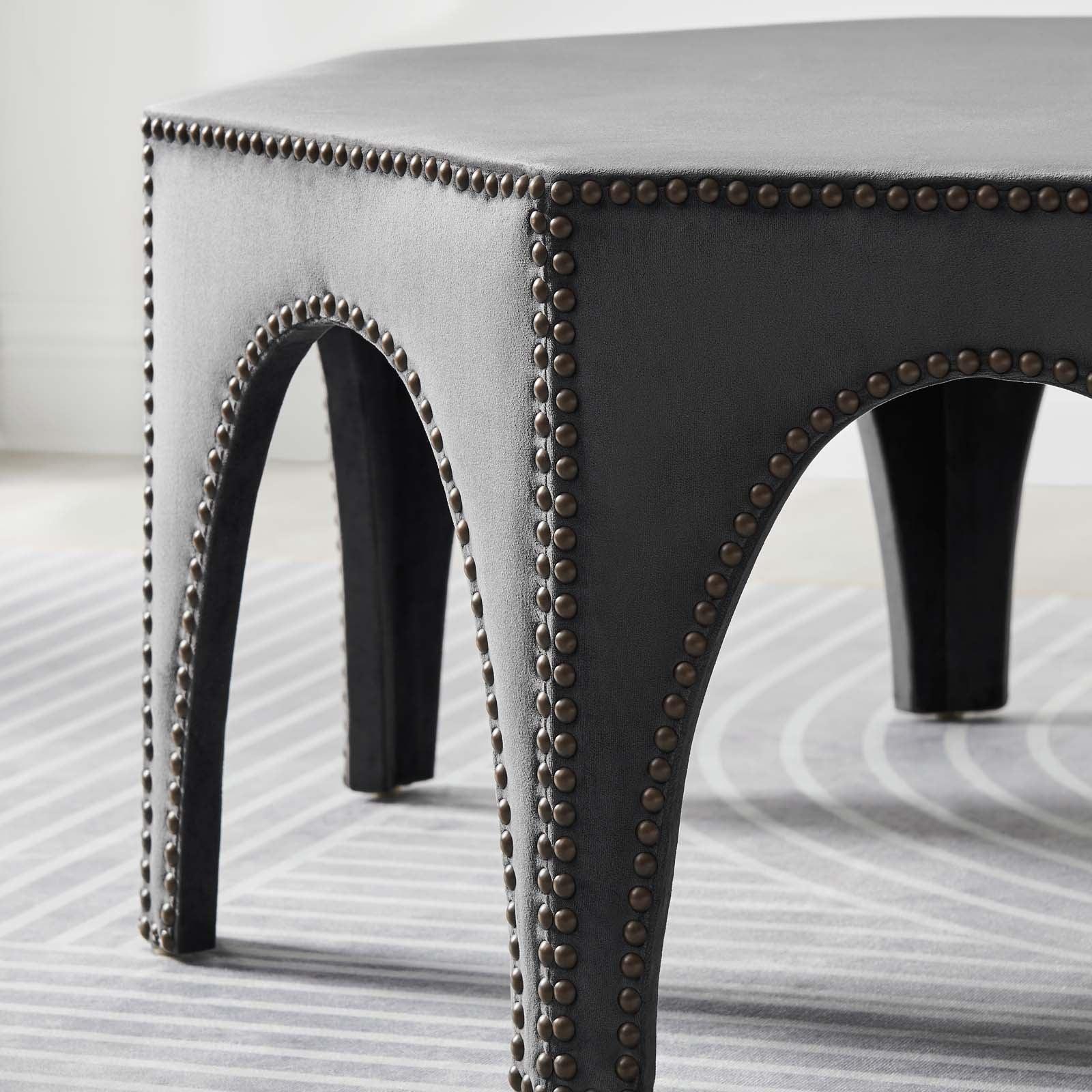Modway Victory Performance Velvet Ottoman FredCo