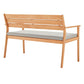 Modway Viewscape Outdoor Patio Ash Wood Loveseat FredCo