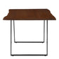 Modway Viggo 60" Live Edge Acacia Wood Acacia Wood Dining Table FredCo