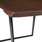 Modway Viggo 60" Live Edge Acacia Wood Acacia Wood Dining Table FredCo