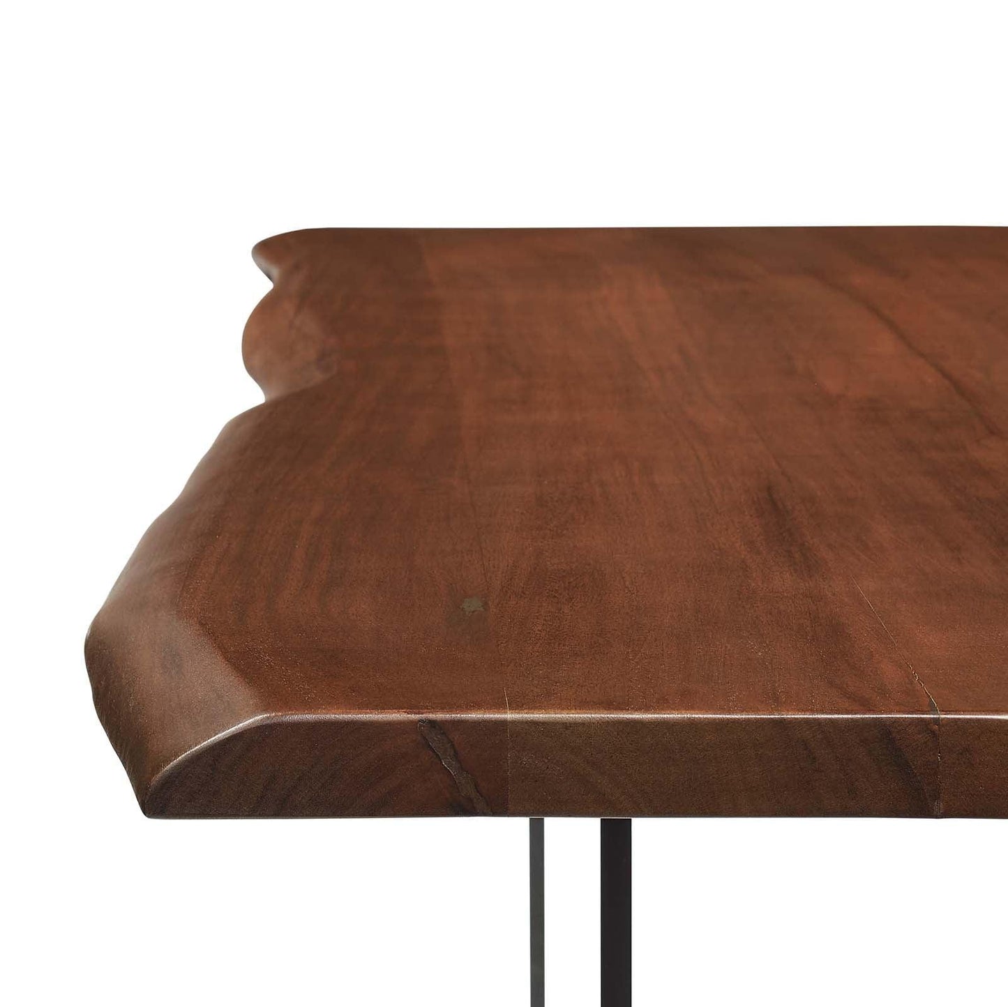 Modway Viggo 60" Live Edge Acacia Wood Acacia Wood Dining Table FredCo