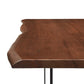 Modway Viggo 60" Live Edge Acacia Wood Acacia Wood Dining Table FredCo