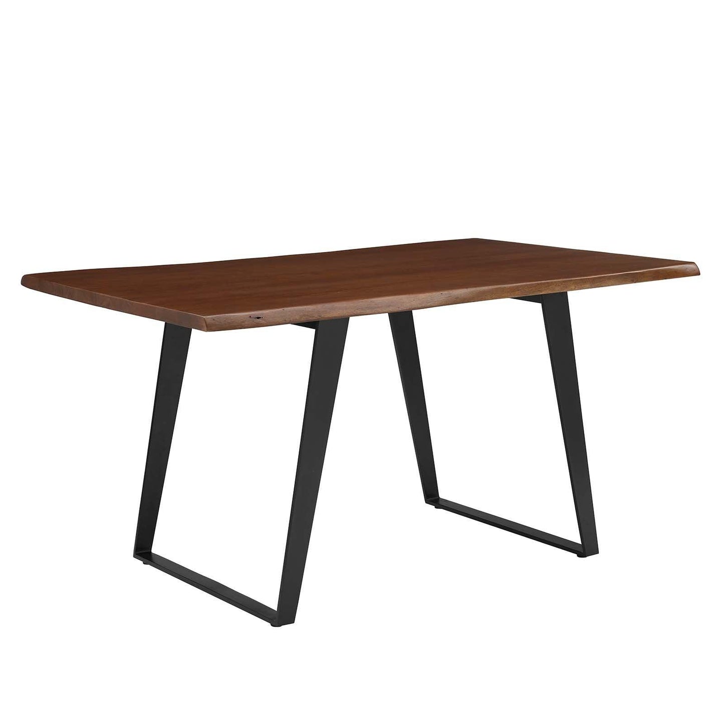 Modway Viggo 60" Live Edge Acacia Wood Acacia Wood Dining Table FredCo