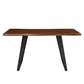 Modway Viggo 60" Live Edge Acacia Wood Acacia Wood Dining Table FredCo