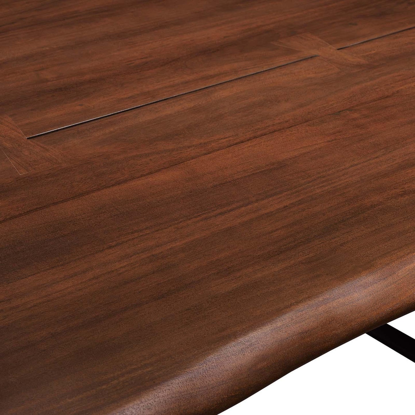 Modway Viggo 74" Live Edge Acacia Wood Dining Table FredCo