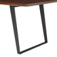 Modway Viggo 74" Live Edge Acacia Wood Dining Table FredCo