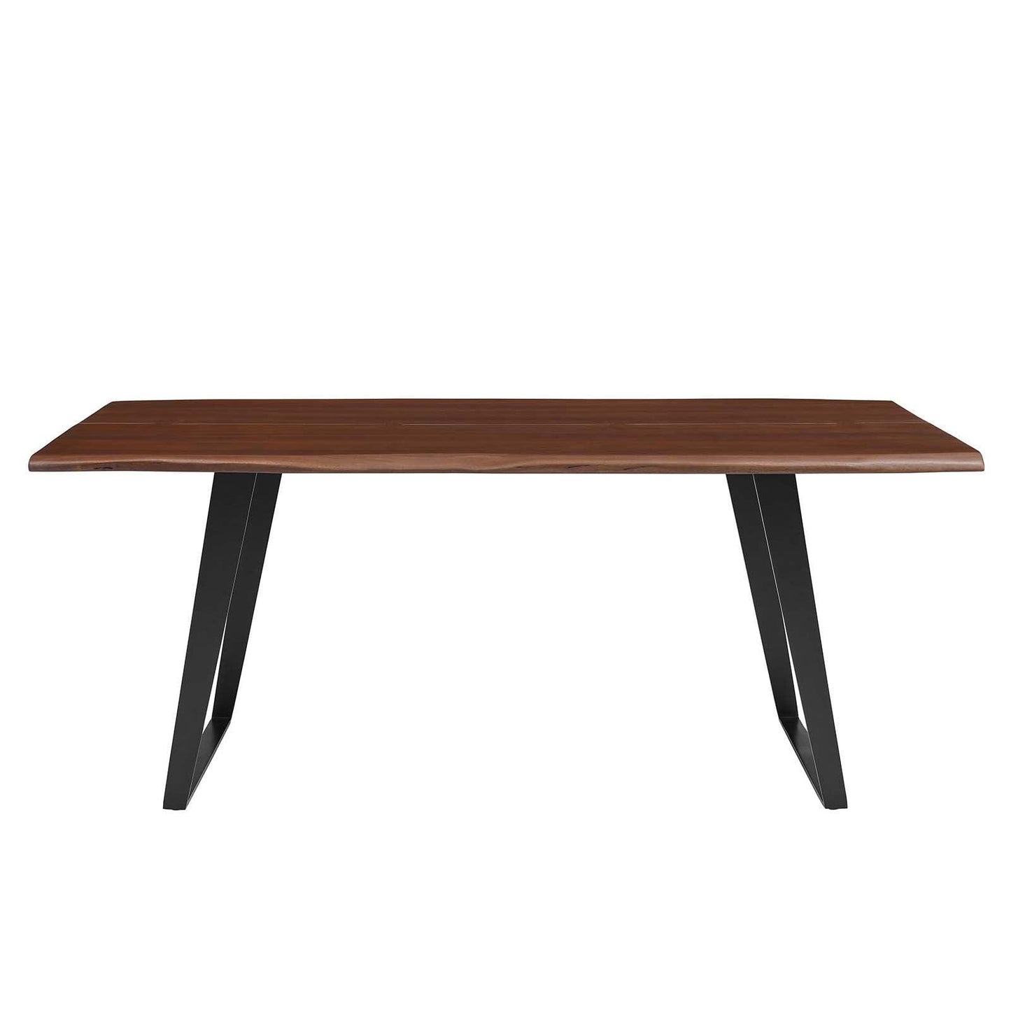 Modway Viggo 74" Live Edge Acacia Wood Dining Table FredCo