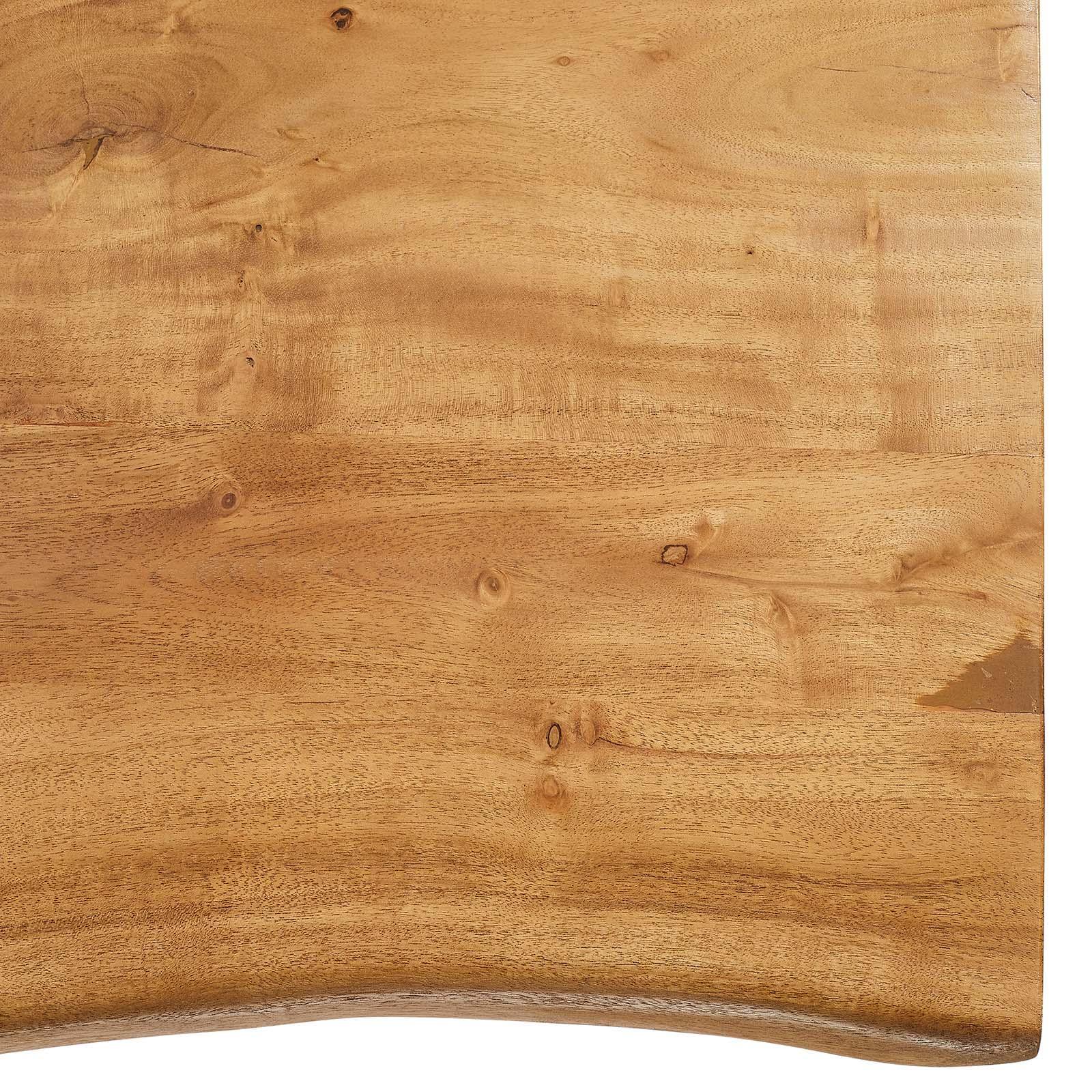 Modway Viggo 74" Live Edge Acacia Wood Dining Table, EEI-6069 FredCo