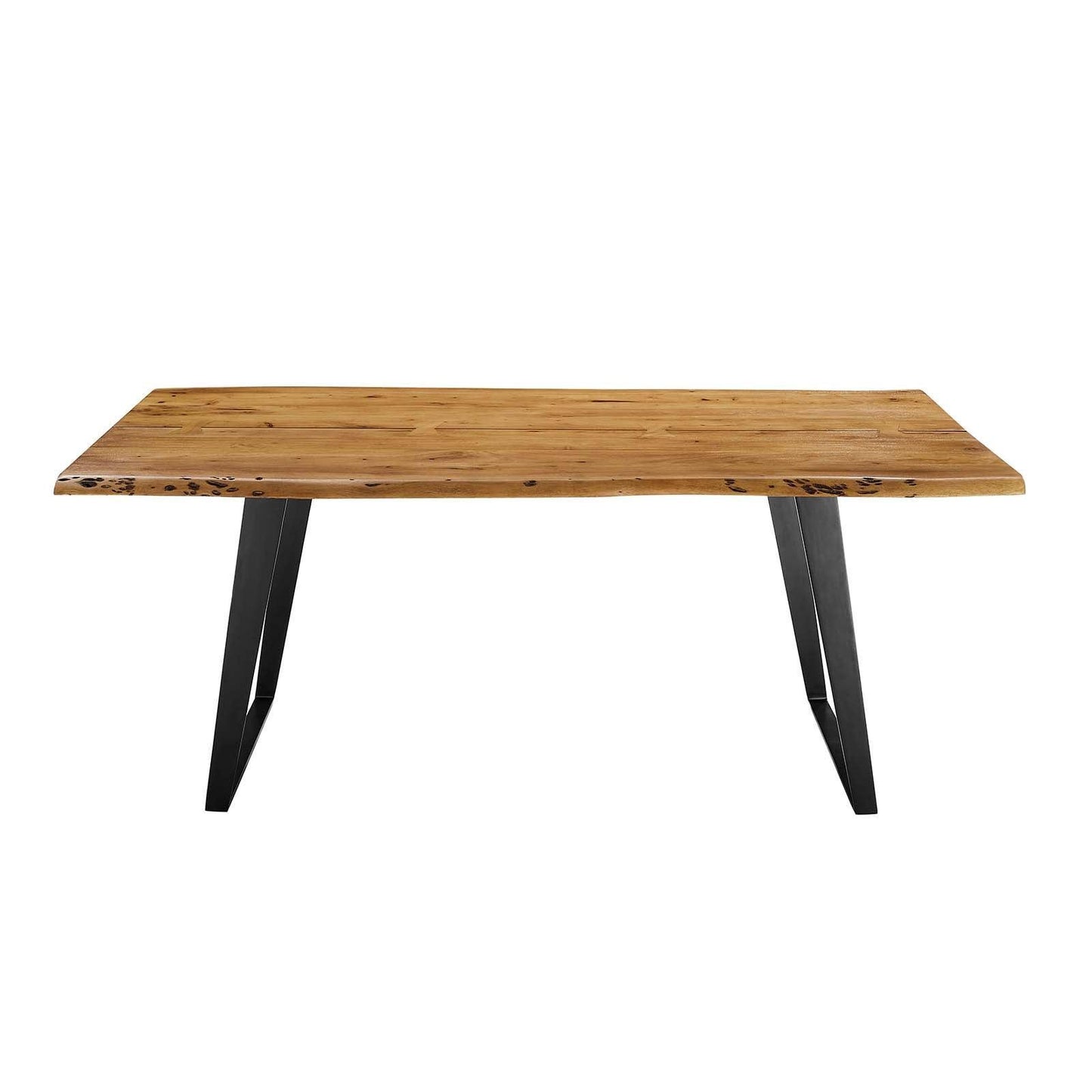 Modway Viggo 74" Live Edge Acacia Wood Dining Table, EEI-6069 FredCo