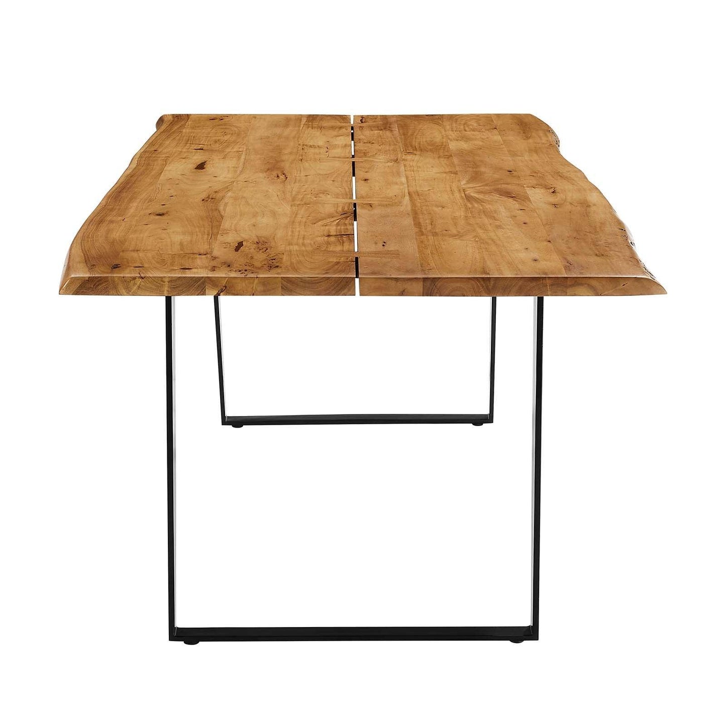 Modway Viggo 74" Live Edge Acacia Wood Dining Table, EEI-6069 FredCo
