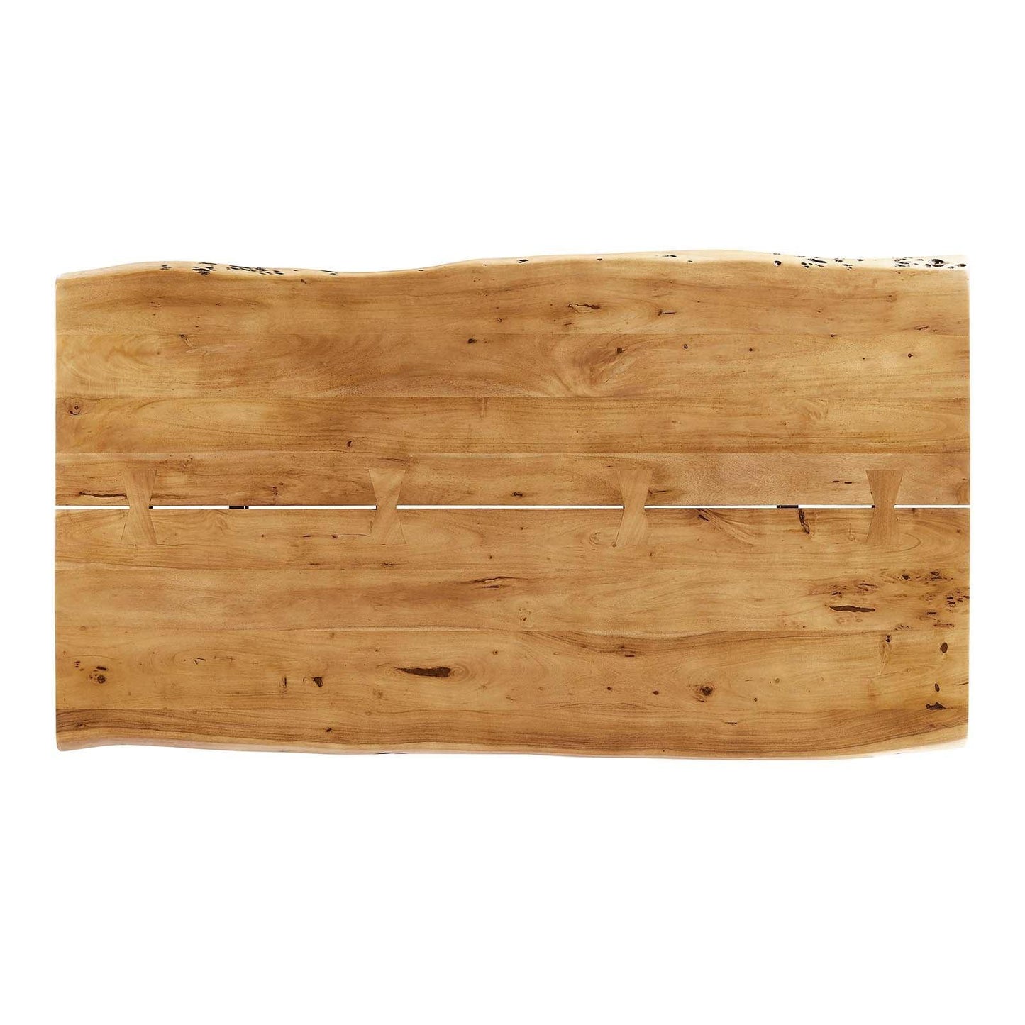 Modway Viggo 74" Live Edge Acacia Wood Dining Table, EEI-6069 FredCo