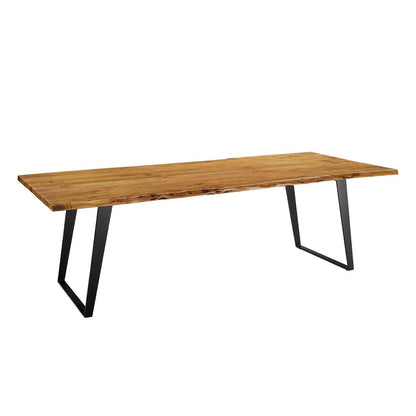 Modway Viggo 96" Live Edge Acacia Wood Acacia Wood Dining Table, EEI-6071 FredCo