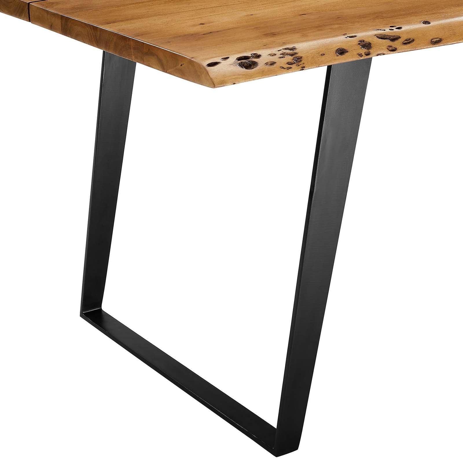 Modway Viggo 96" Live Edge Acacia Wood Acacia Wood Dining Table, EEI-6071 FredCo
