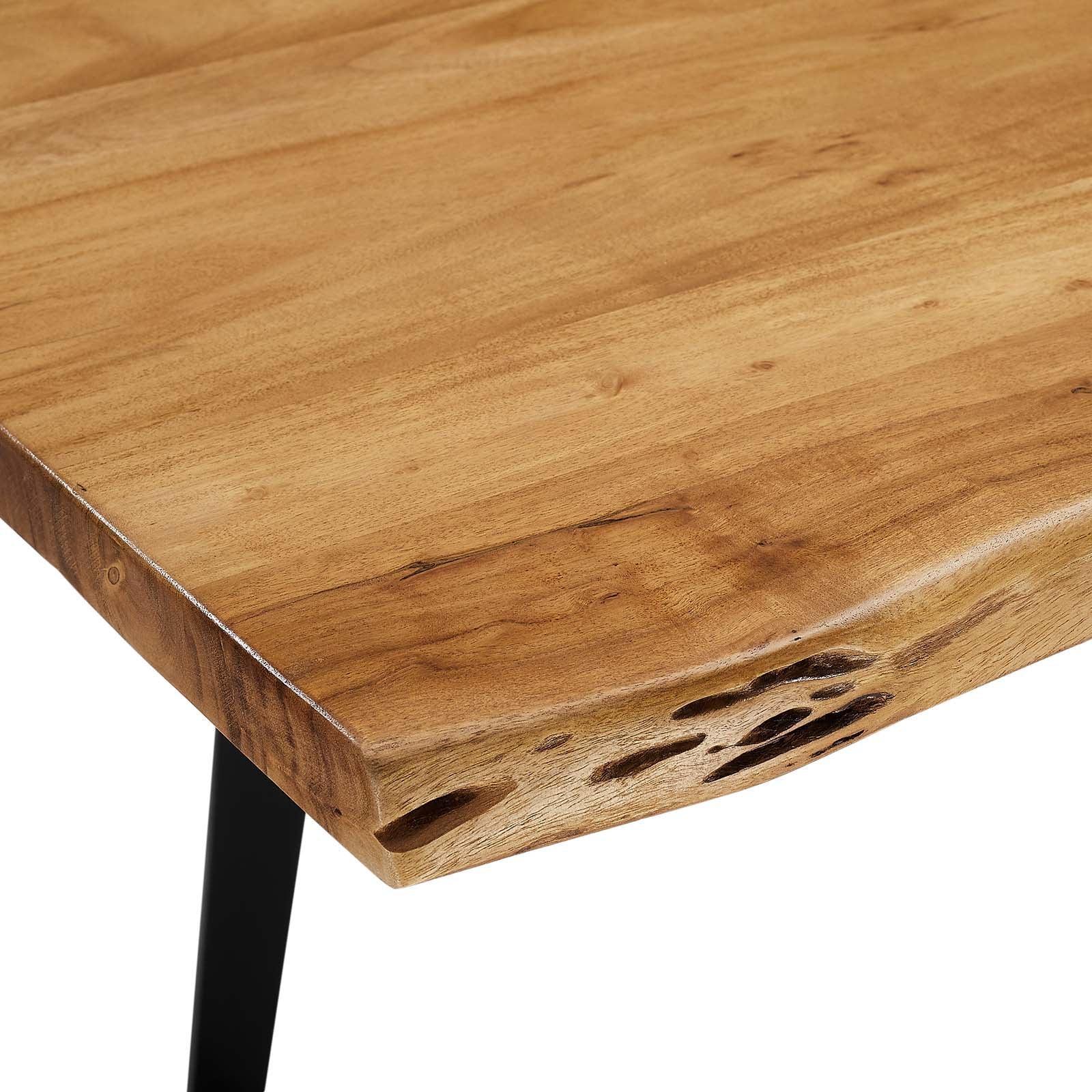 Modway Viggo 96" Live Edge Acacia Wood Acacia Wood Dining Table, EEI-6071 FredCo