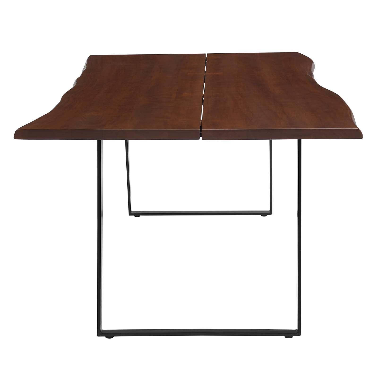Modway Viggo 96" Live Edge Acacia Wood Dining Table FredCo
