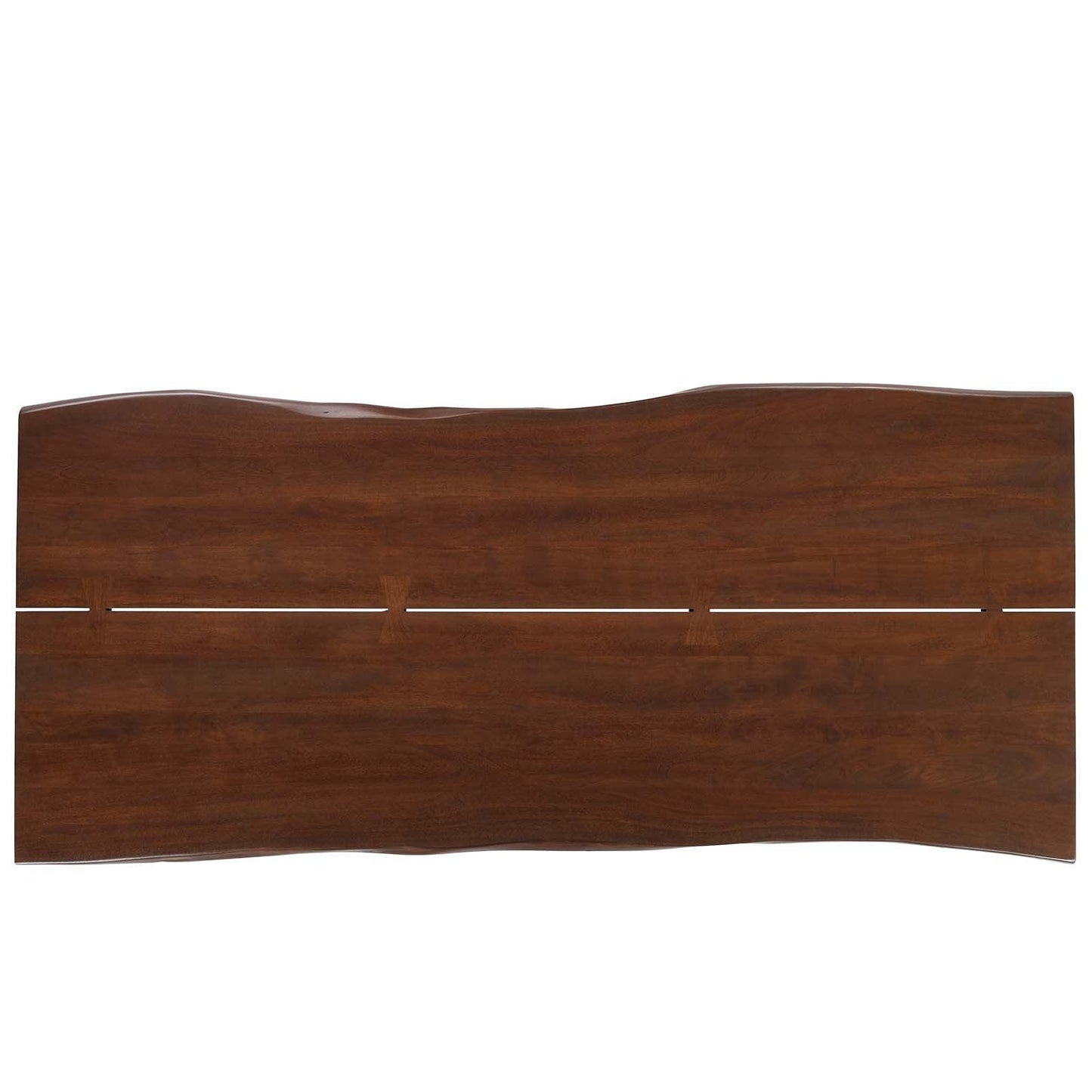 Modway Viggo 96" Live Edge Acacia Wood Dining Table FredCo