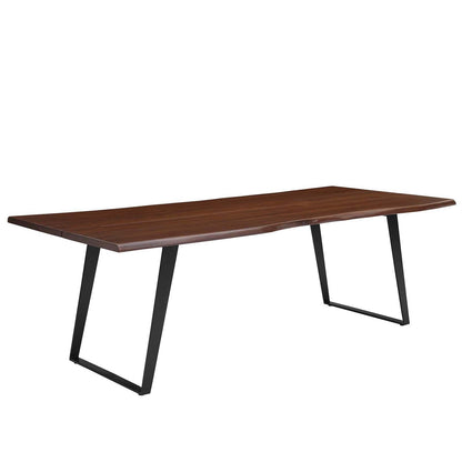 Modway Viggo 96" Live Edge Acacia Wood Dining Table FredCo