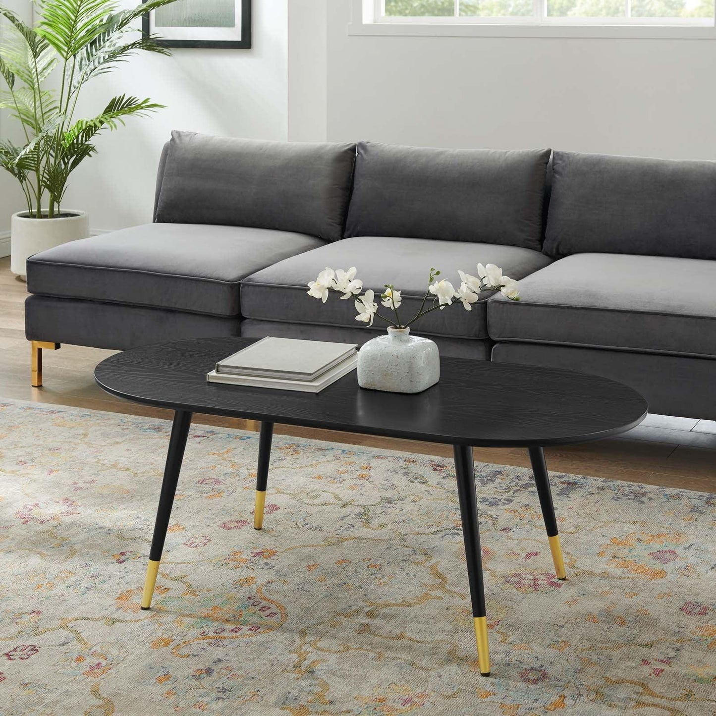 Modway Vigor 47" Oval Coffee Table FredCo