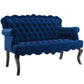 Modway Viola Chesterfield Button Tufted Loveseat Performance Velvet Settee FredCo