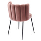 Modway Virtue Performance Velvet Dining Chair Set of 2 FredCo