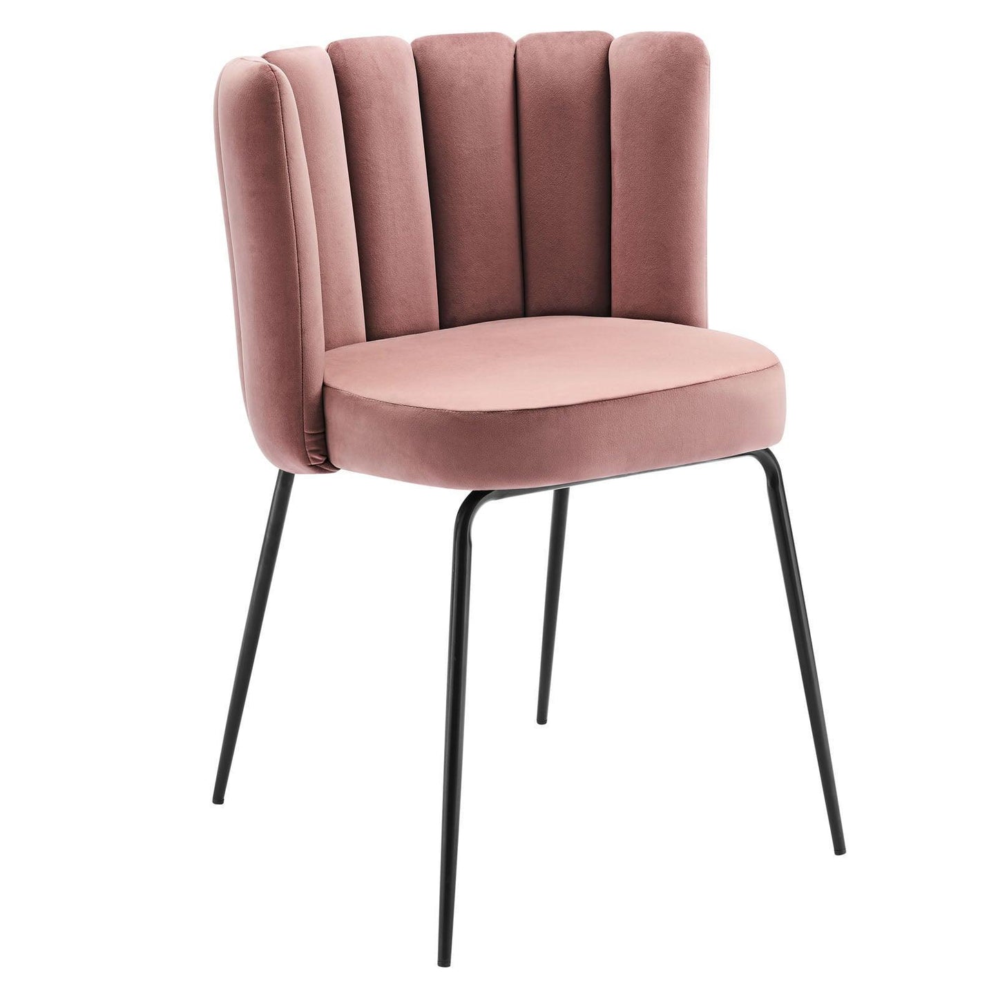 Modway Virtue Performance Velvet Dining Chair Set of 2 FredCo