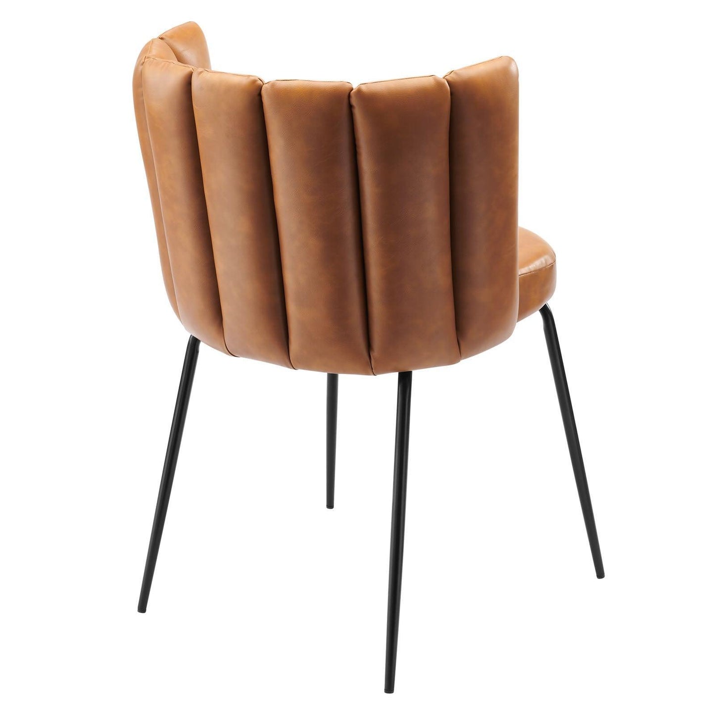 Modway Virtue Vegan Leather Dining Chair Set of 2 FredCo