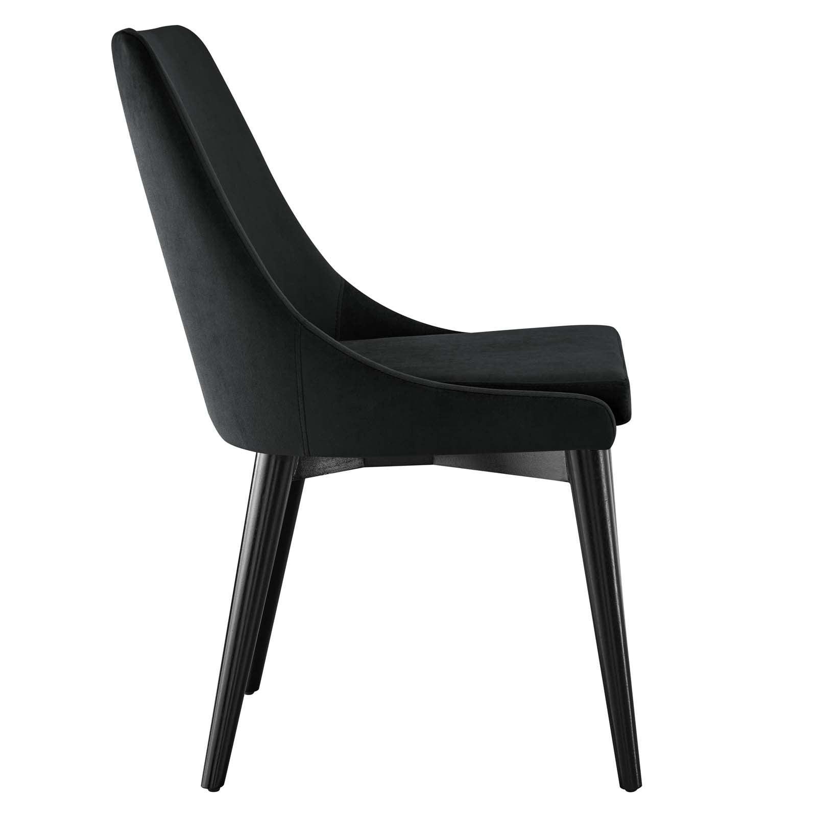 Modway Viscount Accent Performance Velvet Dining Chairs - Set of 2 FredCo