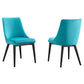 Modway Viscount Accent Performance Velvet Dining Chairs - Set of 2 FredCo
