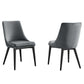 Modway Viscount Accent Performance Velvet Dining Chairs - Set of 2 FredCo