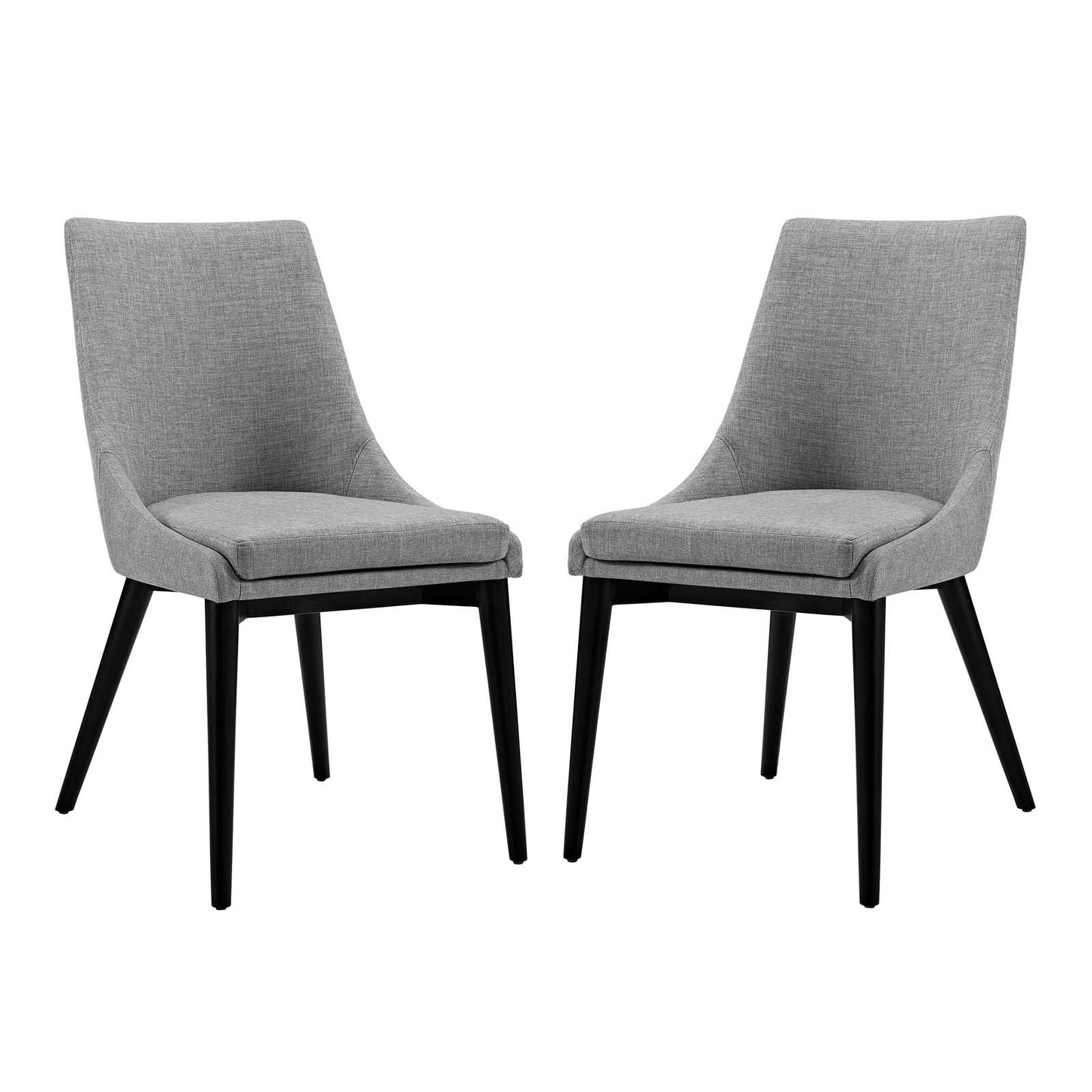 Modway Viscount Dining Side Chair Fabric Set of 2 FredCo