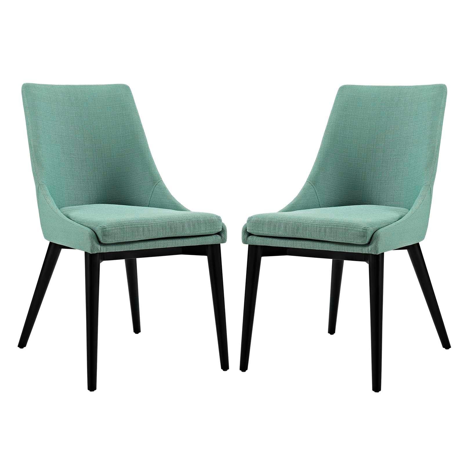 Modway Viscount Dining Side Chair Fabric Set of 2 FredCo