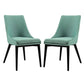 Modway Viscount Dining Side Chair Fabric Set of 2 FredCo