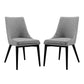 Modway Viscount Dining Side Chair Fabric Set of 2 FredCo