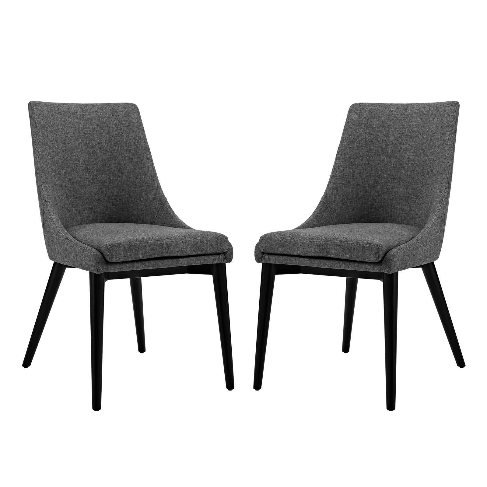 Modway Viscount Dining Side Chair Fabric Set of 2 FredCo