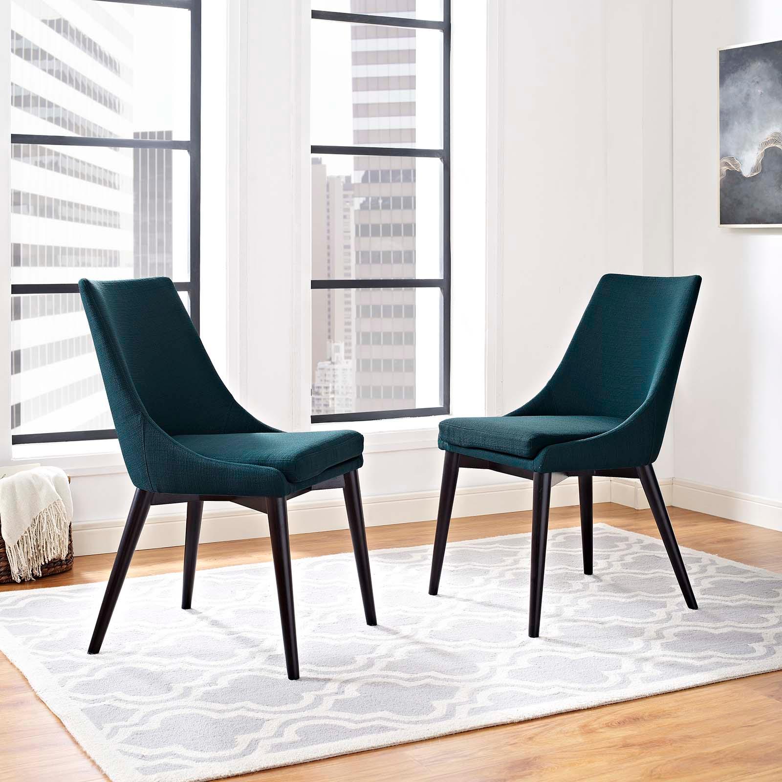 Modway Viscount Dining Side Chair Fabric Set of 2 FredCo