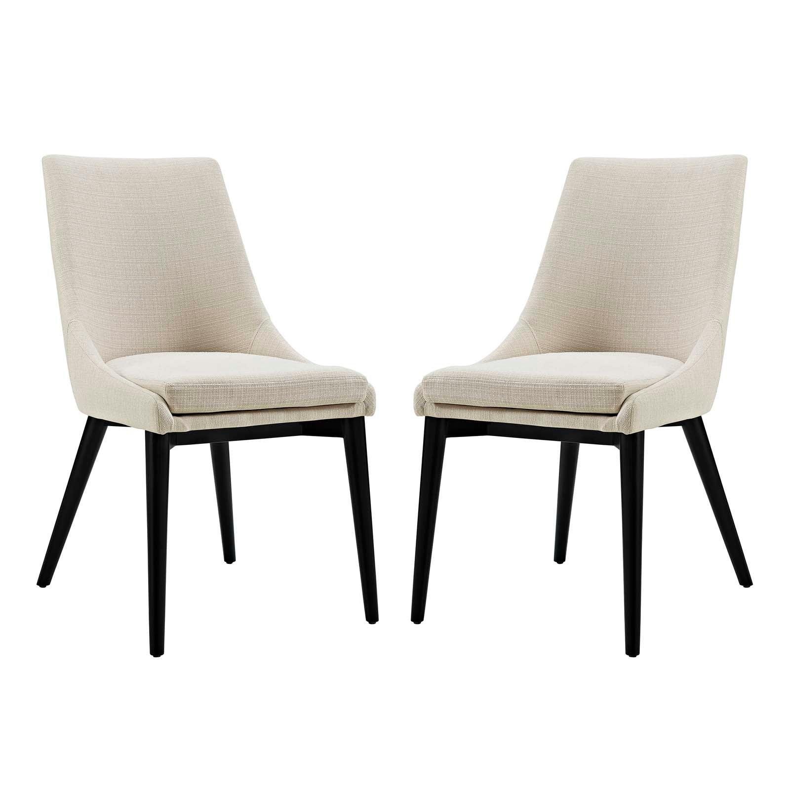 Modway Viscount Dining Side Chair Fabric Set of 2 FredCo
