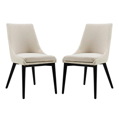 Modway Viscount Dining Side Chair Fabric Set of 2 FredCo