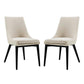 Modway Viscount Dining Side Chair Fabric Set of 2 FredCo