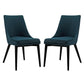Modway Viscount Dining Side Chair Fabric Set of 2 FredCo